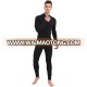 5mm Front Zip Full Body Neoprene Wetsuit For Man Simple Style Black Dive Suit