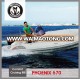 Silver Marine hypalon inflatable boat,fiberglass deep v hull (Phoenix 570 5.7M)