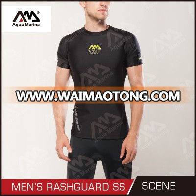 Rashguards Mens / Short Sleeve / Lycra / Polyester Rashguards / Scene