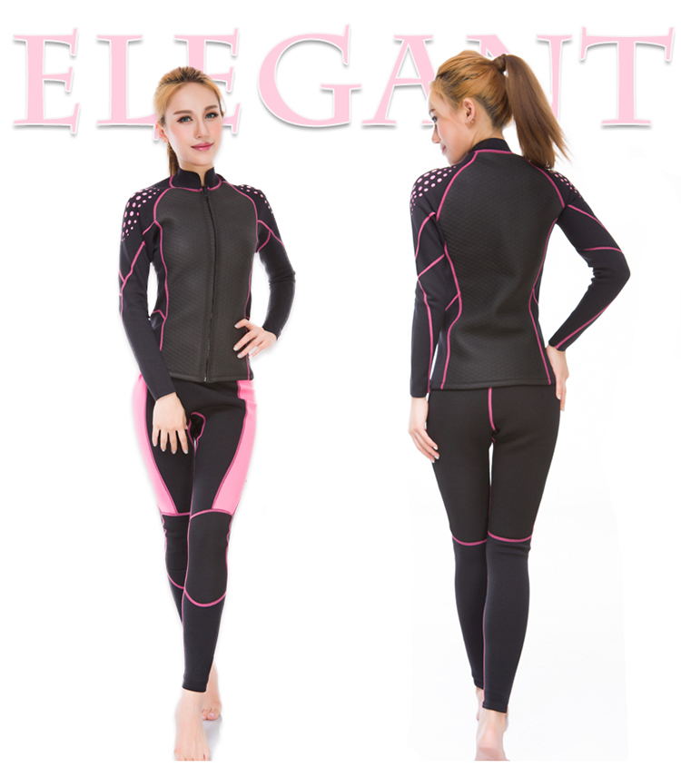 Anti-UV Smooth Skin Neoprene Women Scuba Diving Wetsuit (big discount)